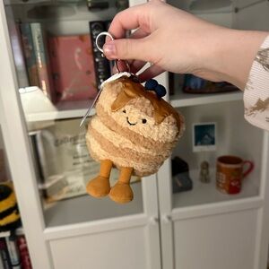 Jellycat Amuseables Fran Pancakes Bag Charm Keychain